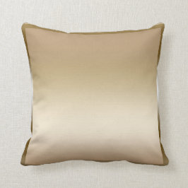Coussin Satin Sateen Doré Moderne Brillant Glamour