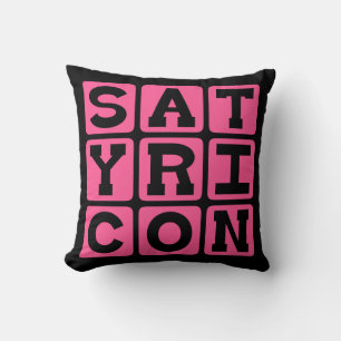 Coussin Satyricon, fiction latine