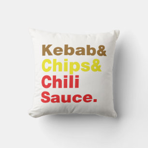 Coussin Sauce Kebab & Chips & Chili.