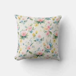 Coussin saute pastel
