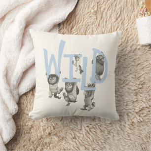 Coussin Sauvage   Max et les bêtes sauvages - Bleu