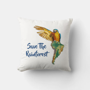 Coussin Sauvez La Rainforest