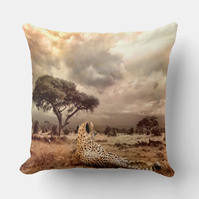 Coussin Savanna Cheetah (Recto)