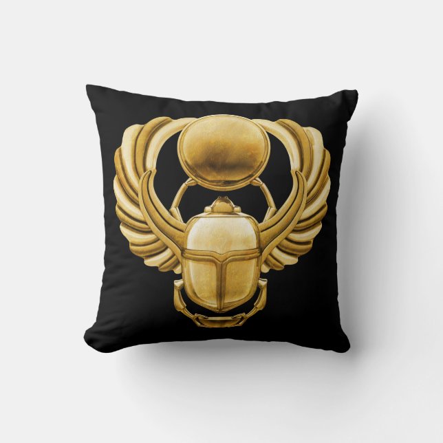 Coussin Scarabée d'Egyptien d'or (Recto)