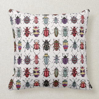 Coussin Scarabées colorés
