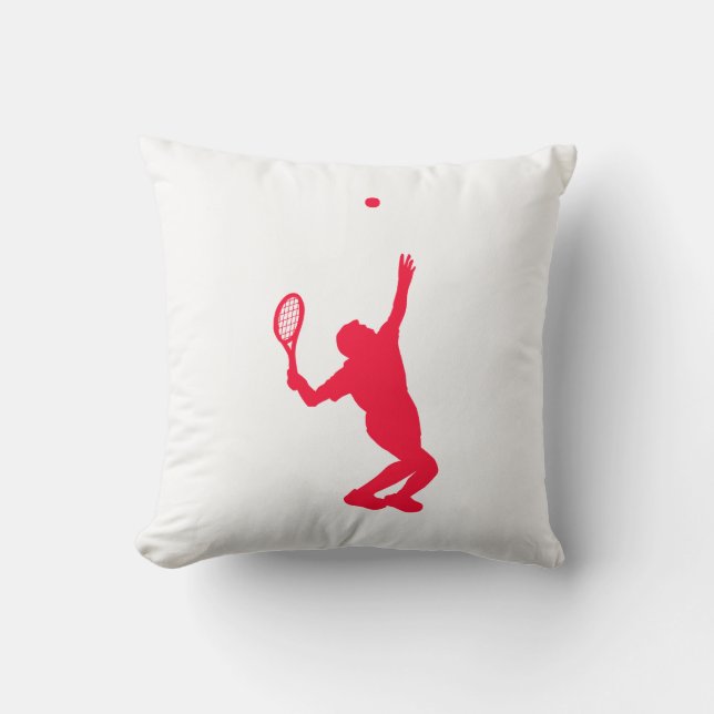 Coussin Scarlet Red Tennis (Recto)