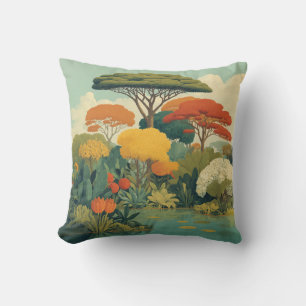 Coussin Scène animée de la Jungle Safari