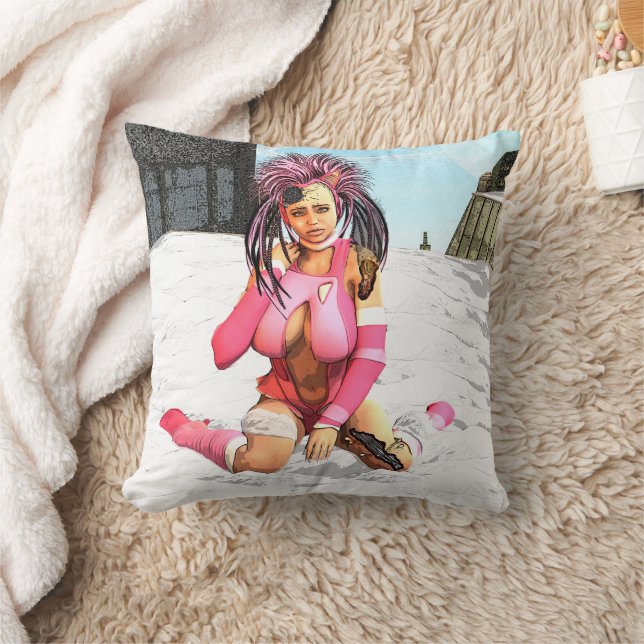 Coussin Sci Fi Snow Punk (Couverture)