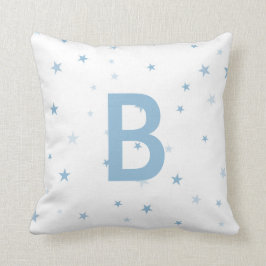 Coussin Scintillement de bleus layette peu de crèche de