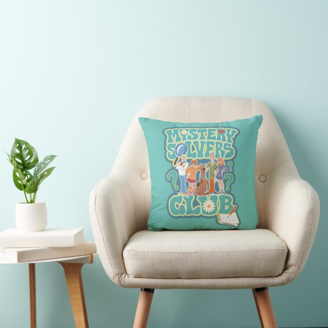 Coussin Scooby-Doo & Gang "Mystery Solvers Club" (Chaise)