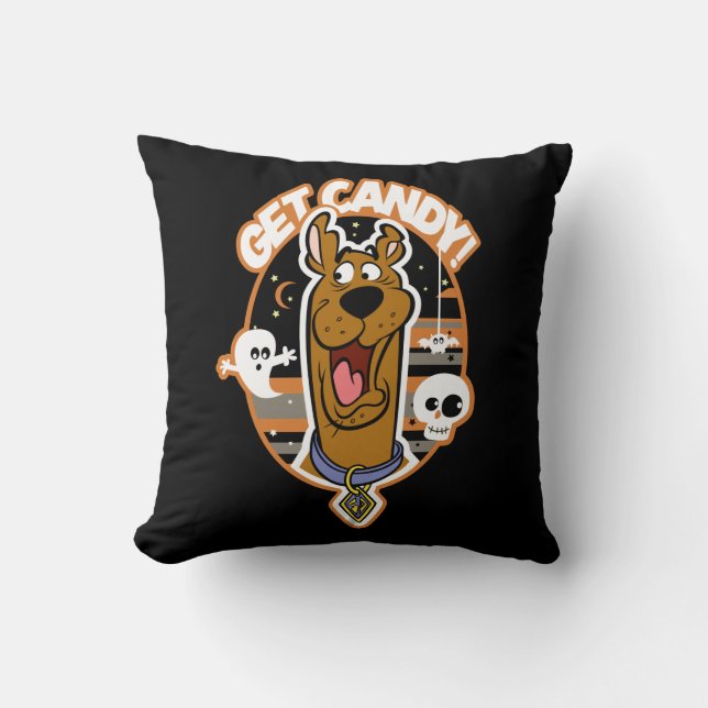 Coussin Scooby-Doo | Obtenez Du Bonbon ! (Recto)