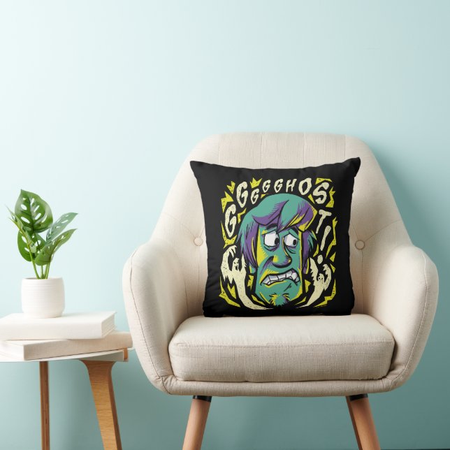 Coussin Scooby-Doo | Shaggy effrayée (Chaise)