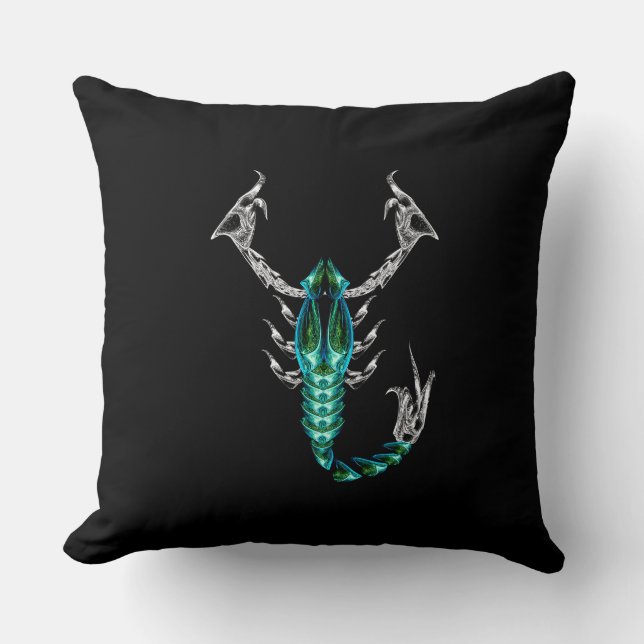 Coussin Scorpio – The Hidden Flame (Recto)