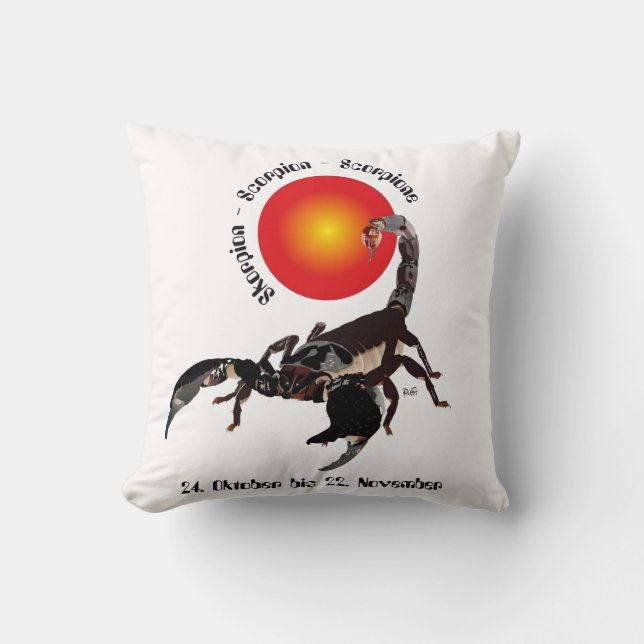 Coussin Scorpion (Recto)
