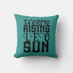 Coussin Scorpion Ascendant Lion Soleil Astrologie Horoscop