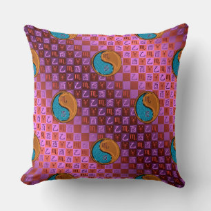 Coussin Scorpion & Coq de Bois