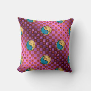 Coussin Scorpion & Coq de Feu
