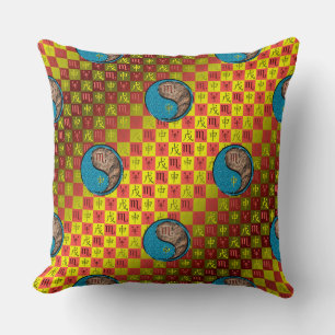 Coussin Scorpion & Singe de Terre
