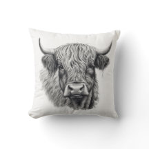 Scottish Highland Cow Sketch