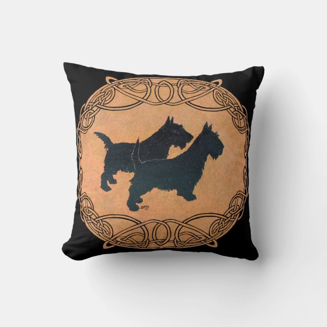 Coussin Scottish Terrier (Recto)