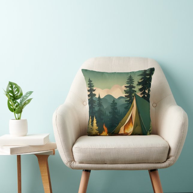 Coussin scout Love camping Aventure (Chaise)