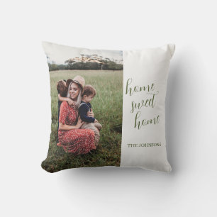 Coussin Script photo simpliste