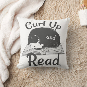Coussin Se Blottir Lire Chat Amour De Lecture Art