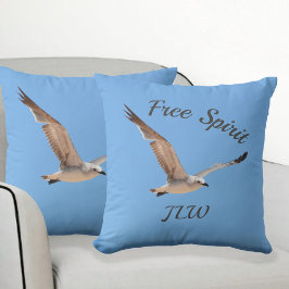 Coussin Seagull en vol libre Spirit Sky Blue