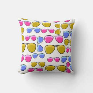 Coussin Seamless pattern with colorful fashion retro aviat