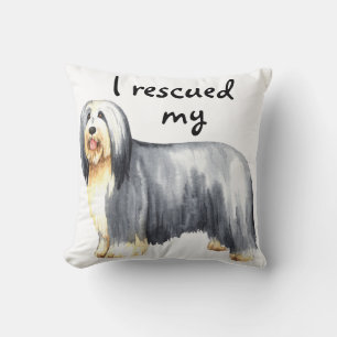 Coussin Secourir Collie hérissée