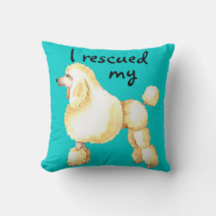 Coussin Secourir le caniche