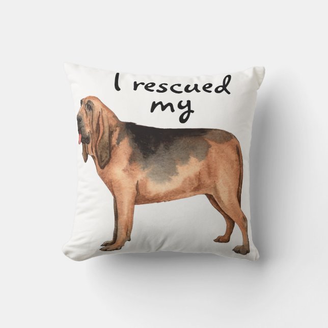Coussin Secourir l'oreiller à lancer de fond (Recto)