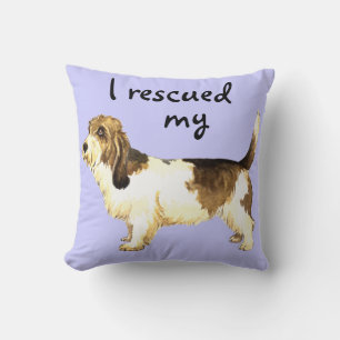 Coussin Secourir Petit Basset Griffon Vendéen