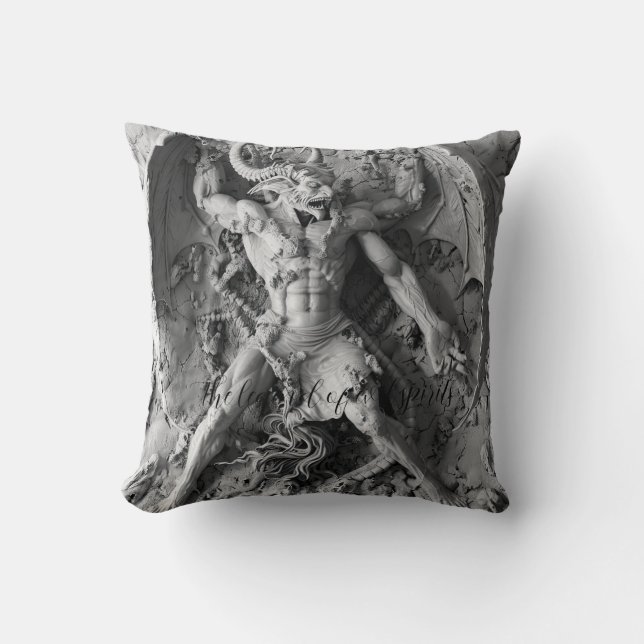 Coussin Secours de la légende du fantôme maléfique (Recto)