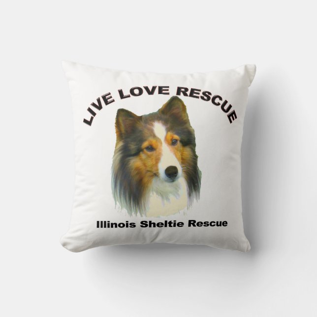 Coussin Secourt d'Amour en direct de l'oreiller (Recto)