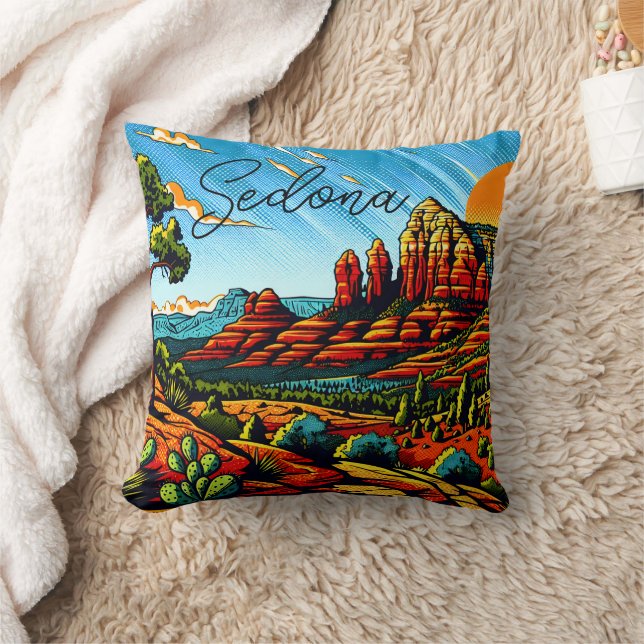 Coussin Sedona, Arizona Noël (Couverture)
