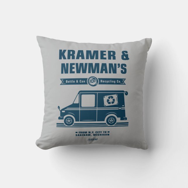 Coussin Seinfeld | Kramer & Newman's Recycling Co. (Recto)
