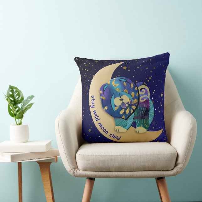 Coussin SÉJOURNER WILD MOON ENFANT Chow chien serviettes (Chaise)