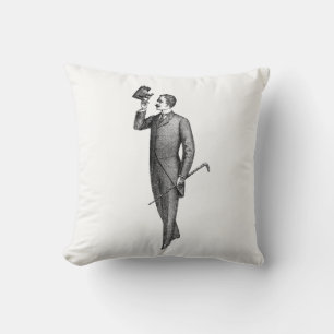 Coussin Selfie, Gentleman victorien