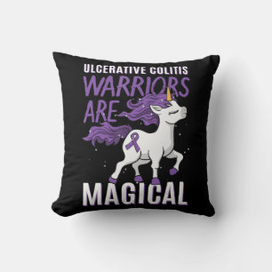 Coussin Sensibilisation à la colite ulcérative IBD Unicorn