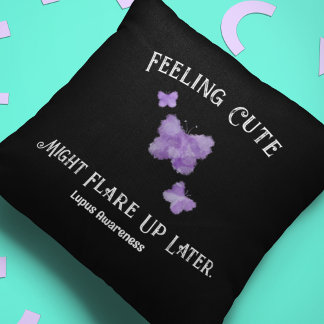 Coussin Sentiment Mignon Pourrait S'Enflammer Plus Tard Pa
