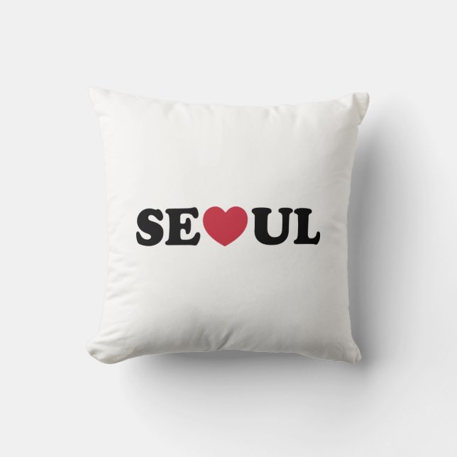 Coussin Séoul Love Heart (Recto)