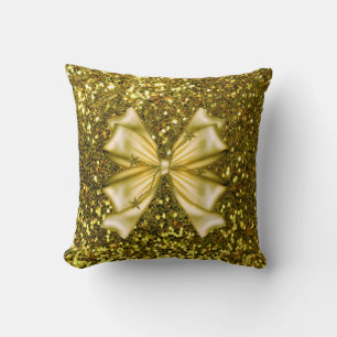 Coussin Séquences d'or avec bow