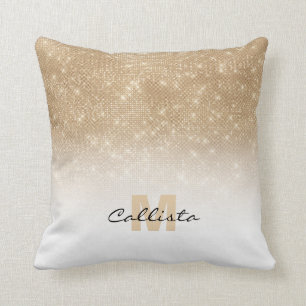 Coussin Séquin de Parties scintillant or glamour Ombre Mon