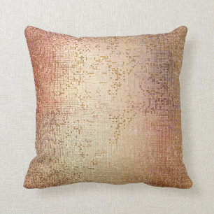 Coussin Séquine métallique de pinceau doré en poudre Ro