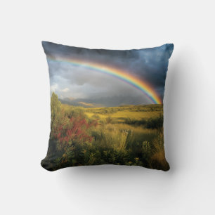 Coussin Sérénité arc-en-ciel