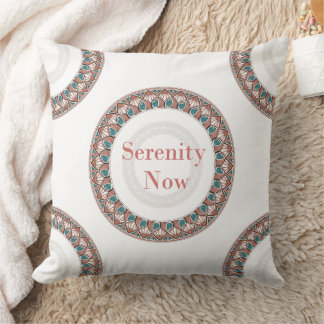 Coussin Serenity Now Soft Mandala