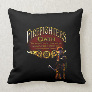 Coussin Serment des pompiers