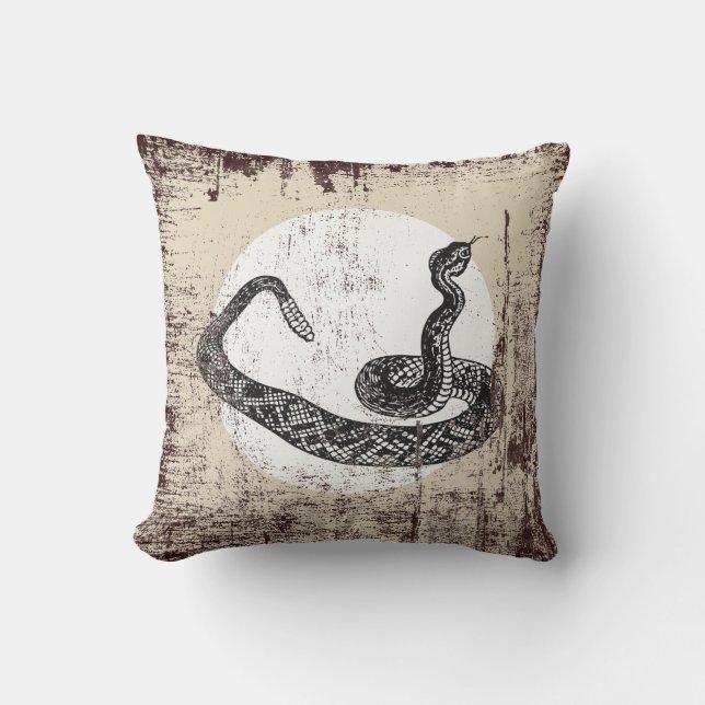Coussin serpent de brume (Recto)