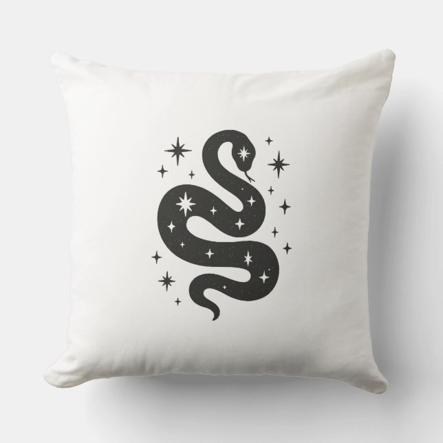 Coussin Serpent et étoiles (Recto)